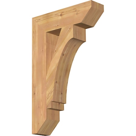 Imperial Slat Smooth Bracket, Western Red Cedar, 5 1/2W X 22D X 34H